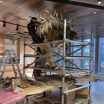 Dried Floral Installation