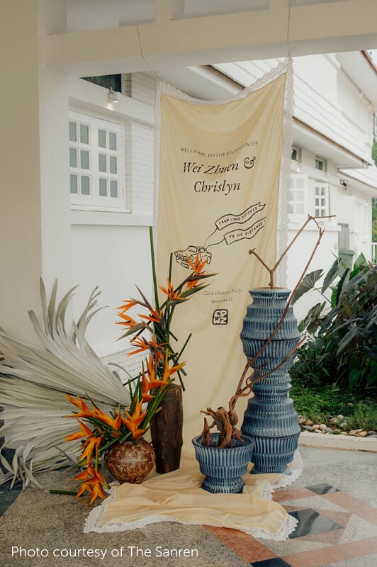 Chrislyn & Wei Zhuen at The Estate